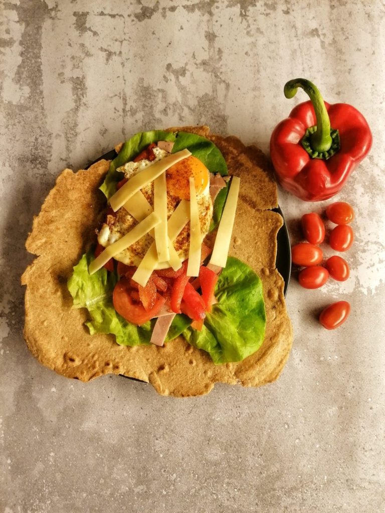Dietetyczna tortilla domowej roboty