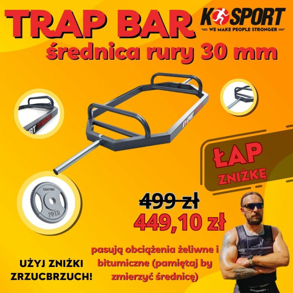 Trap Bar sztanga 30 mm K-sport opina